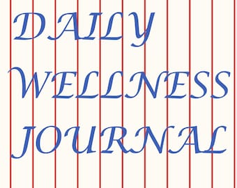 Planner giornaliero per il benessere stampabile / Diario di cura di sé in formato PDF / Tracker digitale delle abitudini e registro dell'umore / Download immediato