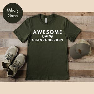 Vaderdag opa cadeau T-shirt, geweldig net als mijn kleinkinderen grappig shirt, opa cadeau T-shirt, cadeau voor hem, vaderdagcadeaus