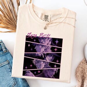 Comfort Colors® Kpop Saja Boys Shirt, Saja Boys Fan Gifts, Kpop Demon Hunters Shirt, Kpop Huntrix Pin Shirt, Demon Hunters Merch