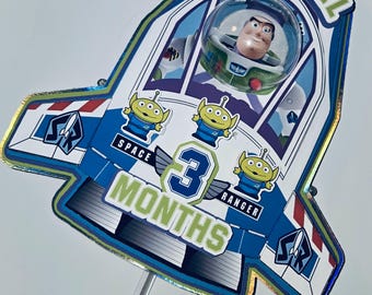 Buzz - Décoration de gâteau fusée Space Rangers