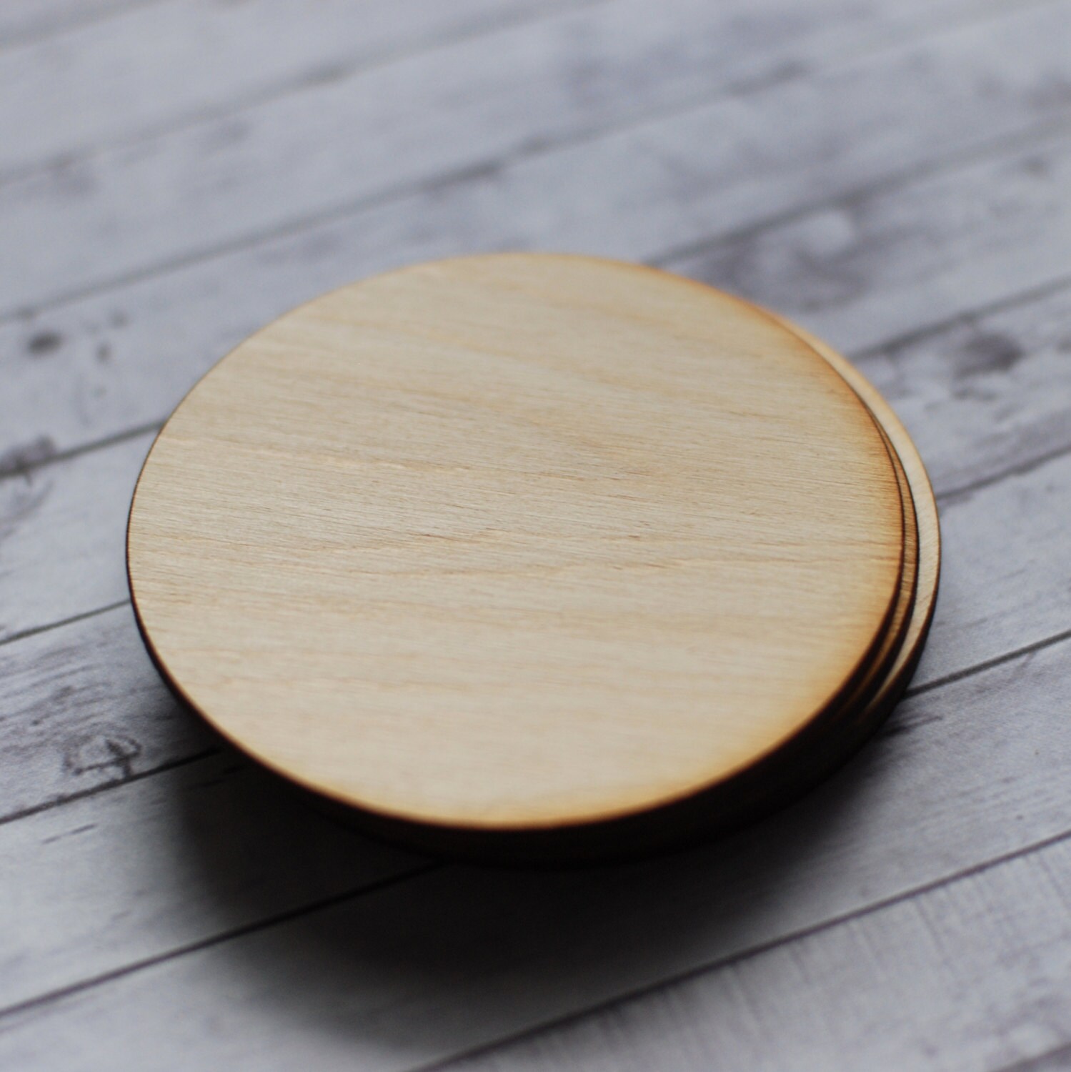 Wooden coasters Blank wood coasters Circle coasters Round Etsy