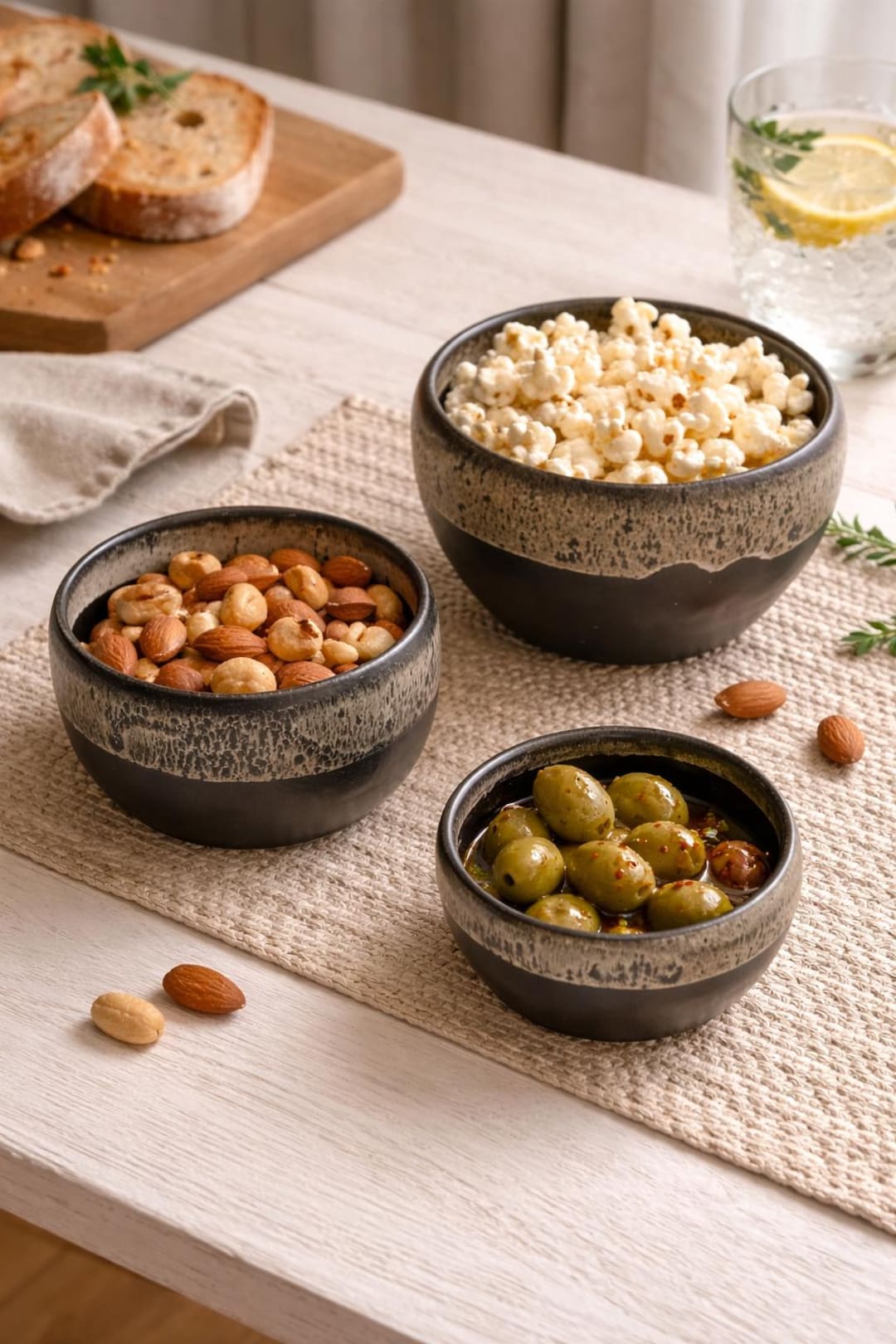 Rustic Bowl Set Handmade Ceramic Bowl Set | Rustic Stoneware Bowls - Etsy