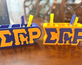 Sigma Gamma Rho SGRho Portapenne da scrivania greco