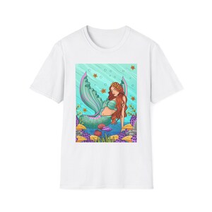 Mermaid Vibes T-Shirt, Beachwear, Gift for Her, Boho Style, Summer Tee, Ocean Lover Fashion