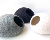 Pets Cave Cat Cave Cat Bed Beds for small pets Gray, black, white GIFT