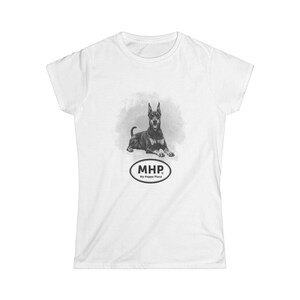 Doberman Pinscher T-Shirt: Women&#39;s Graphic Tee - My Happy Place