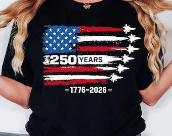 Amerikaanse vlag straaljagerafbeelding, patriottische VS 250 jaar (digitale download)