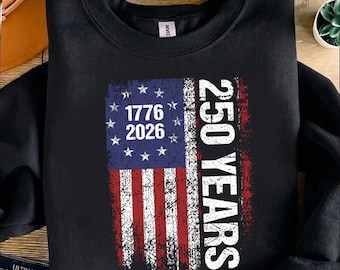 Verticale Amerikaanse vlag 1776-2026, png, vintage Amerikaanse vlag, we The People 250 jaar shirtontwerp