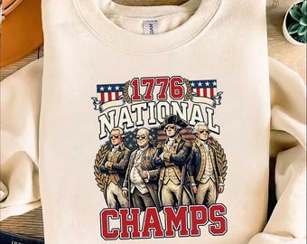 1776 National Champs PNG, George Washington-zonnebril, png, grappig sublimatieontwerp van 4 juli