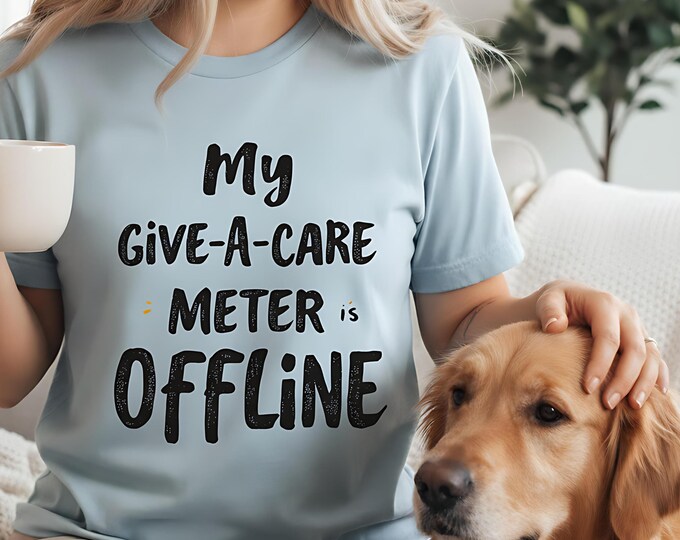 Sarcasm PNG Download — “Give‑A‑Care Meter Offline”