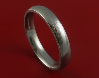 Damascus Steel Ring Wedding Band Genuine Craftsmanship Any Size