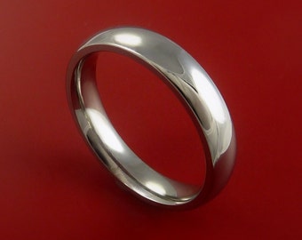 Titanium Wedding Band Unisex Engagement Rings Made to Any Sizing 3 to 22