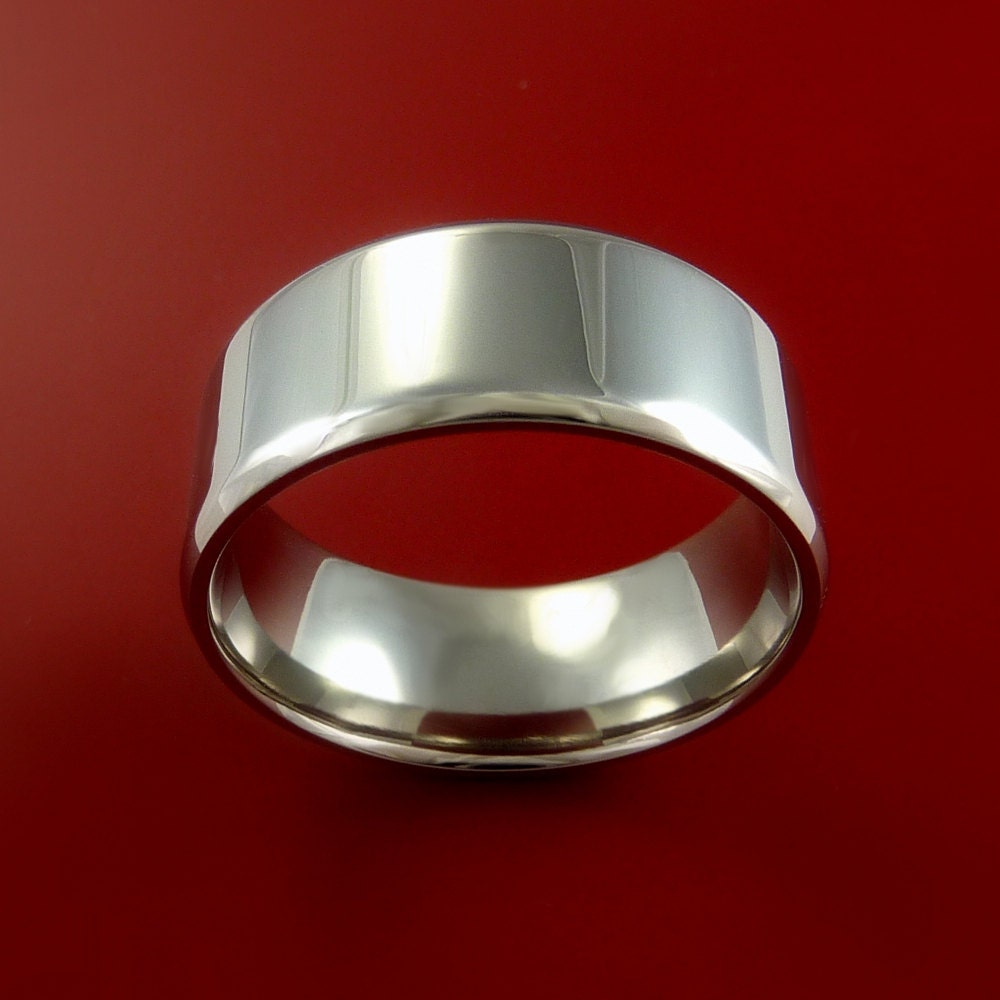 Cobalt Chrome Wedding Band Engagement Ring Made to Any Sizing | Etsy