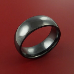 Black Ceramic Ring Durable Custom Made Ring image 3