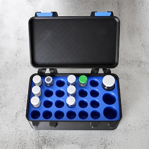 Peptide Vial Hardshell Storage and Travel Case: Custom Colour, Personalization Available