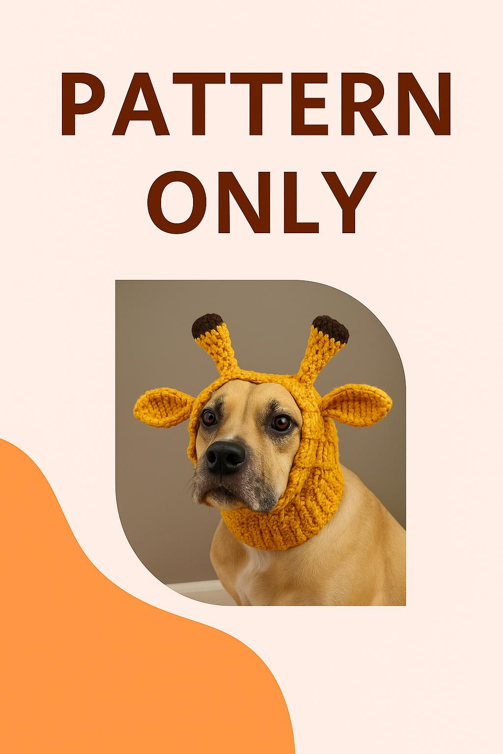 30 Dog Snood Crochet Patterns for Cozy, Cute, and Practical Pet Wear 28 Giraffe Dog Snood Crochet Pattern