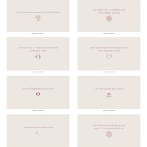 New Mum Affirmation Cards