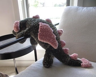 Floppy Dragon Plushie Crochet Pattern