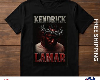 Kendrick Lamar Sweatshirt and T-Shirt Unisex – Rapper Fan Merch Top – Damn Album Shirt – Hip Hop Pullover Gift – Rap Music Lover Tee