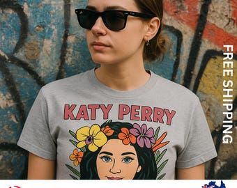 Katy Perry Fan Shirt | Pop Star Graphic Tee for Women Men | Teenage Dream Music T-Shirt | Custom Unisex Concert Merch Gift