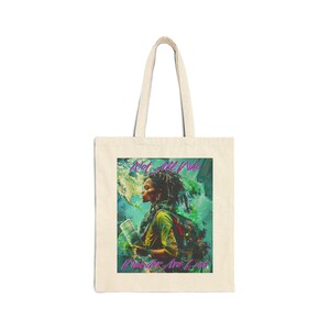 Not All Who Wander Are Lost Tote Bag – Cotton Canvas Travel Quote Bag | Reusable Eco Shopper | Wanderlust Gift | Adventure Lover Tote