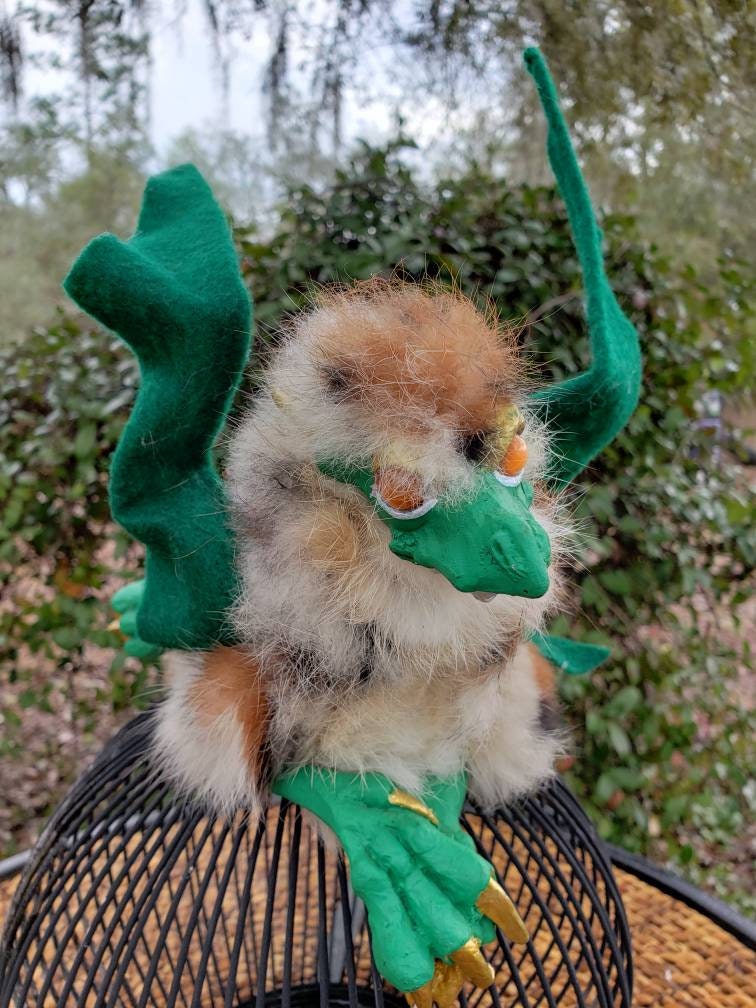 Wearable Large Dragon Woodbaby Hand Made Articulated Head Shoulder Puppet For Cosplay Or Fantasy Fun Toys Games Puppets Flawless Ie