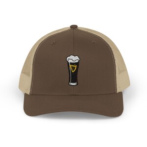 Irish Beer Embroidered Trucker Hat, Guinness Beer Embroidered Hat, Saint Patrick's Day Hat, Saint Paddy's Day Outfit, Bar Hat, Gifts for Him image 9