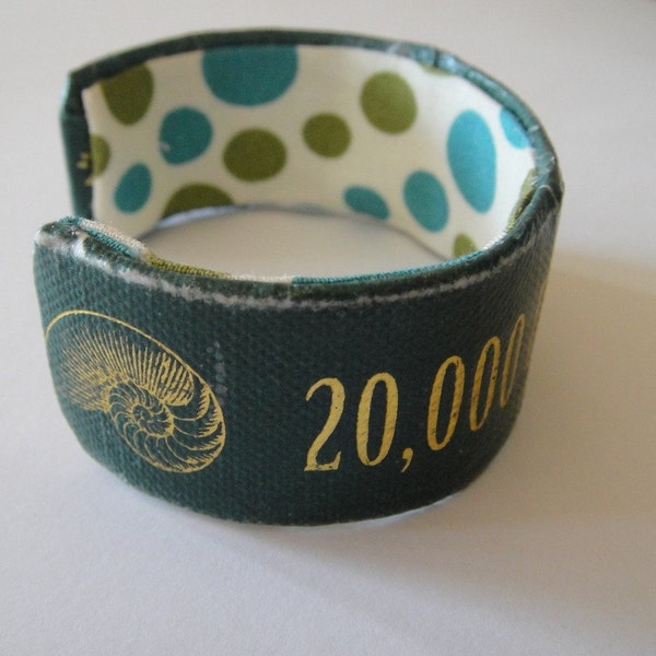 SALE 20,000 Leagues Under the Sea Book Spine Bracelet