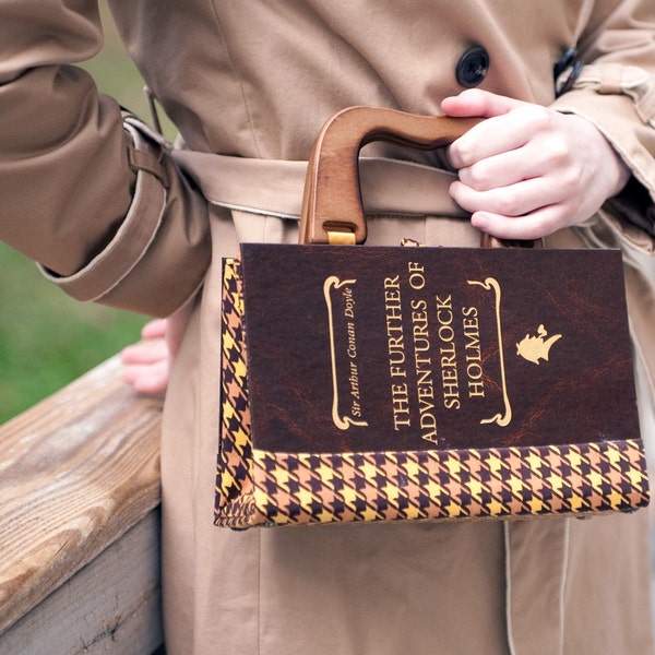 Sherlock Holmes Book Purse RESERVED FOR ALLENANDPATTY