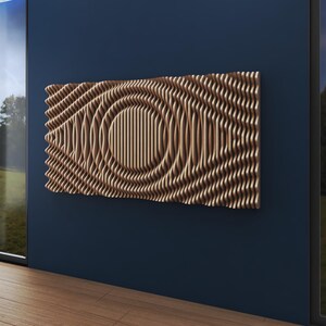 Parametric Wall Panel - 03 | 3D Wooden Wall Art | Digital File for CNC ...