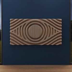 Parametric Wall Panel - 03 | 3D Wooden Wall Art | Digital File for CNC ...