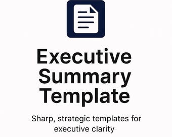 Executive Summary Template