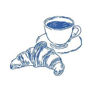 Puede incluir: Una taza de cerámica blanca con un asa negra y el texto "But First, Coffee" en negro y negrita. La taza está sobre una superficie blanca. La taza mide aproximadamente 10 cm de alto.