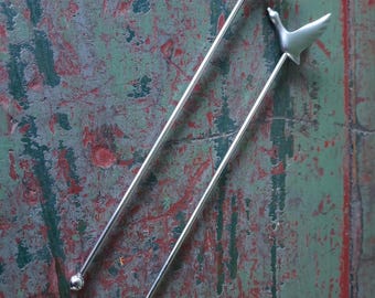 Grey Goose Vodka Cocktail Swizzle Sticks set of two metal