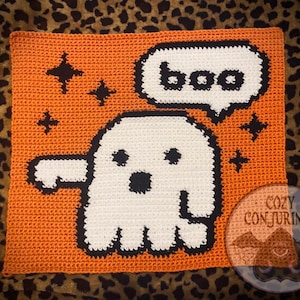 Negative Spirit - Ghost Crochet Tapestry Pattern