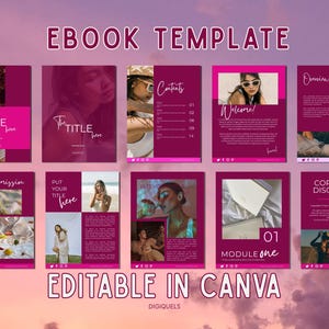 Editable Canva Ebook Template: Lead Magnet & Course Guide (Digital Download)