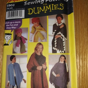 Sewing pattern for Poncho and Wrap