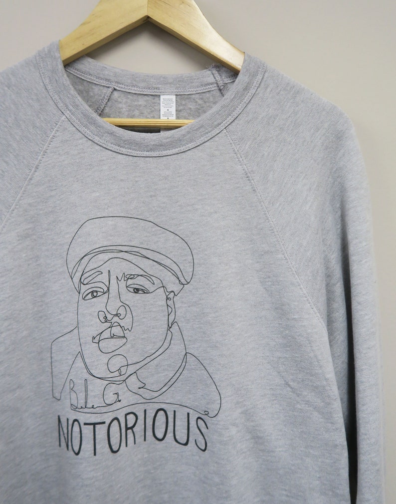Biggie Sweater Notorious BIG Biggie Smalls Inspired Adult Etsy