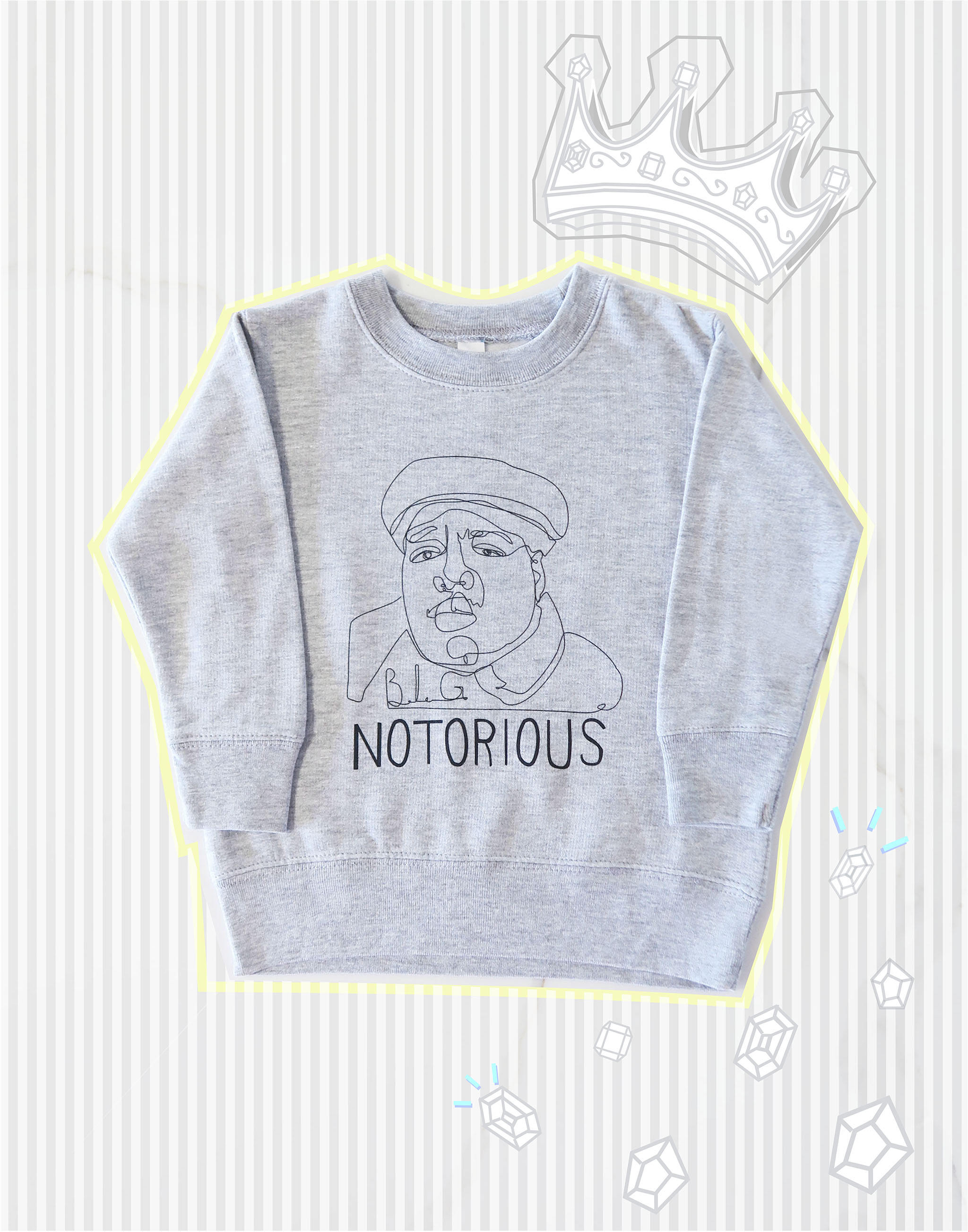 Notorious BIG Sweater Biggie Smalls 