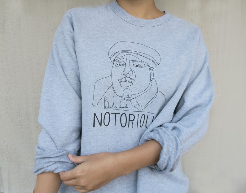 Biggie Sweater Notorious BIG Biggie Smalls Inspired Adult Etsy