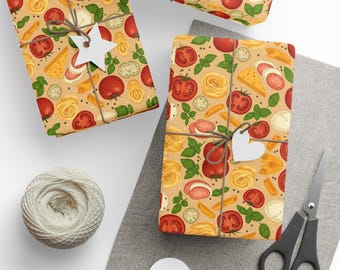 Lebendiges italienisches Geschenkpapier für Geschenke, festliche Anlässe, Geburtstage, Feiertage, Partys, kreative Präsentationen