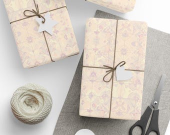 Elegantes Blumengeschenkpapier, Geschenkverpackung für Geburtstage, Feiertage, Hochzeiten, Partygeschenke