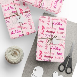 Personalized Birthday Wrapping Paper, Custom Gift Wrap for Special Occasions, Festive Decor, Unique Gift Presentation