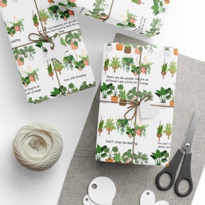 Fantazyjny papier do pakowania w motywy roślinne, ekologiczne opakowanie na prezenty, nadruki botaniczne, wyjątkowe opakowanie świąteczne, idealne na każdą okazję