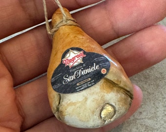 Miniatuur poppenhuis hele Prosciutto been voor weergave in schaal 1;12 één inch bjd deli vleeswinkel