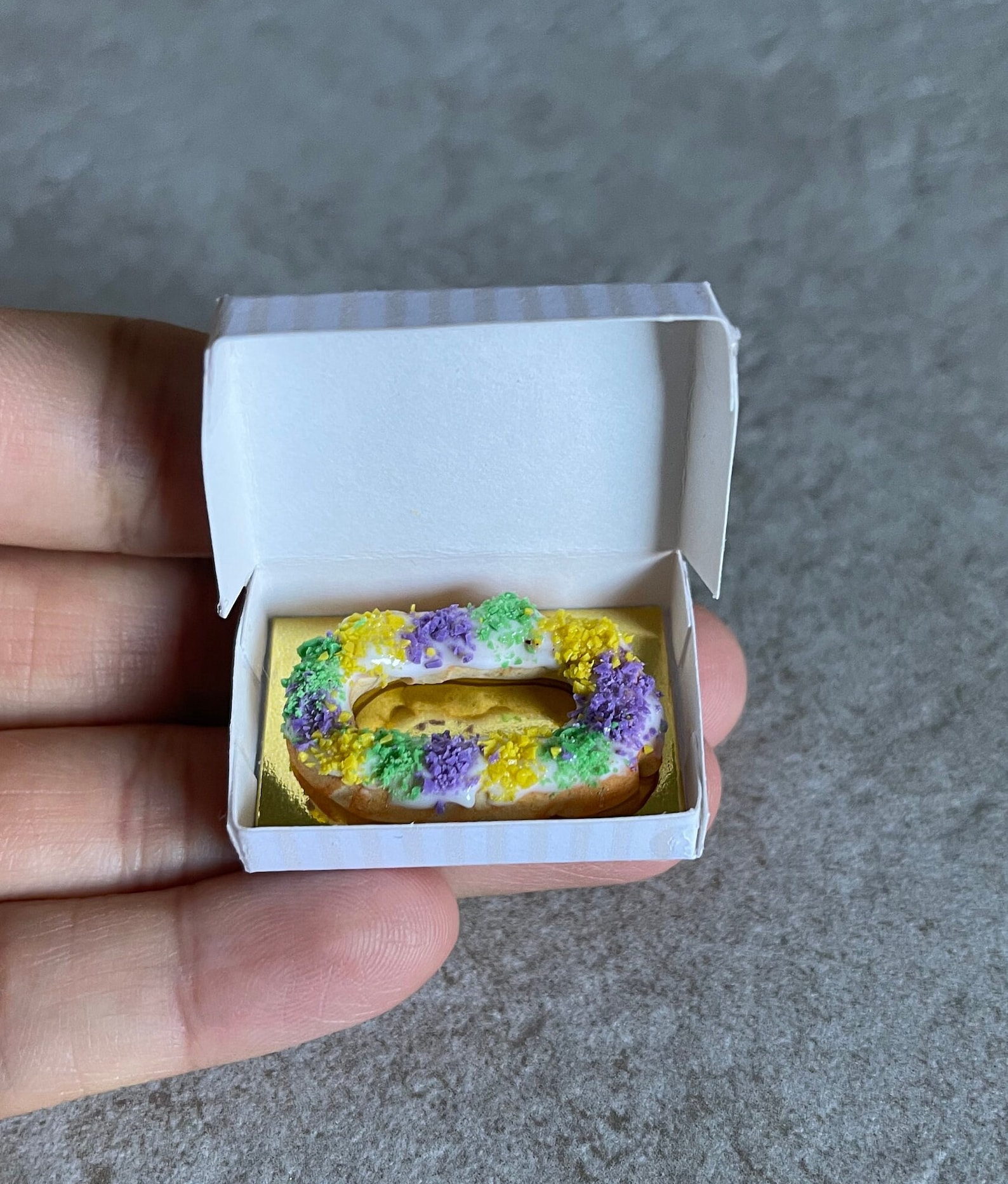miniature mardi gras ornaments