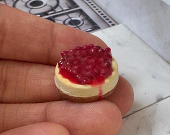 Miniatur Puppenhaus Kirsch-Cheesecake in 1:12 1:12 1:12