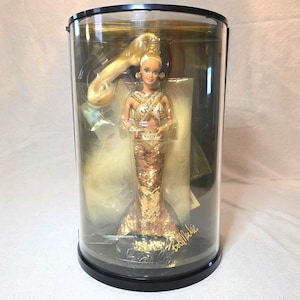 Muñeca Barbie dorada vintage de Bob Machine - 1990, nueva en estuche