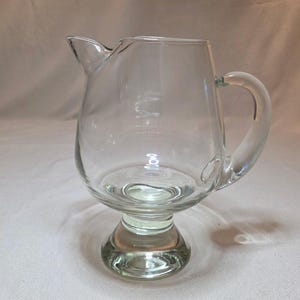 Vintage MCM Darren Ransdell Glass Cocktail Martini Pitcher