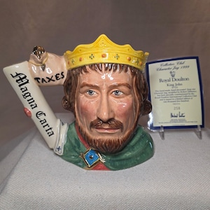 Limited Edition Royal Daulton King John Magna Carta Tasse D7125 - #258 von 1500